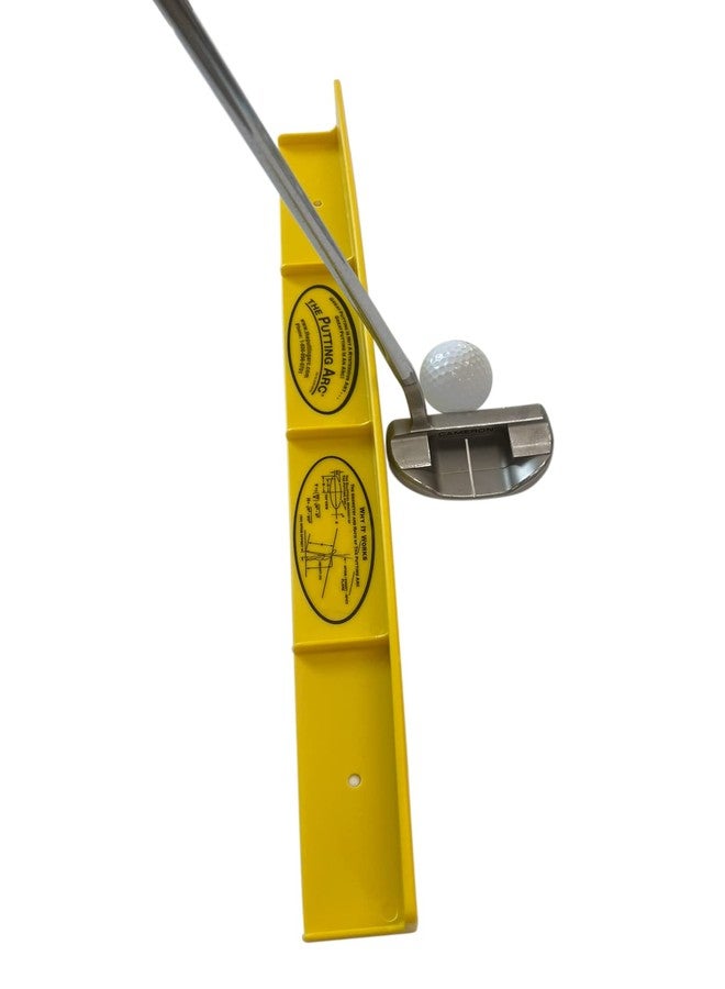GolfTrainingAids The Putting Arc - T3 Model - Golf Training Aid Used to Perfect Your Putting and Reduce Your Score! - Practice and Master Your Putting Fundamentals! - Golden Yellow - Image 4